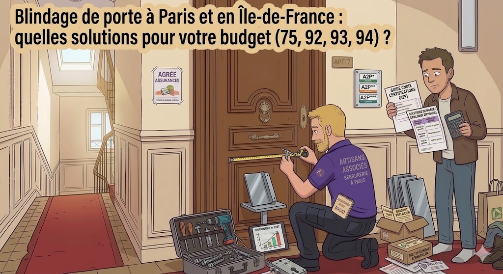 Blindage de porte à Paris et en Ile de France