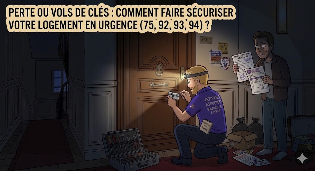 Perte ou vols de clés comment sécuriser votre logement en urgence